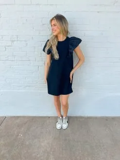 Honeysuckle Rose Boutique Payton T - Shirt Dress - Black -Skirt Sales Store image e419577c fedb 4a7f a790 678306187428