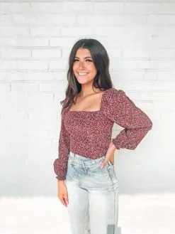 Buddy Love Bailey Smocked Back Top - Aster 9 Buddy Love Bailey Smocked Back Top - Aster -Skirt Sales Store image e87323f3 45a5 4091 a098 23317475985d