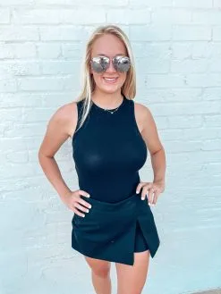 Honeysuckle Rose Boutique Walk My Way Pleated Skort