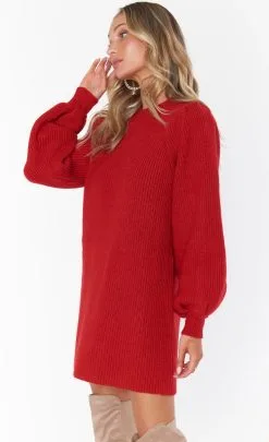 Show Me Your Mumu Dixon Sweater Dress - Red -Skirt Sales Store image ee33b451 a6af 4014 9bb5 c2633ccb0215