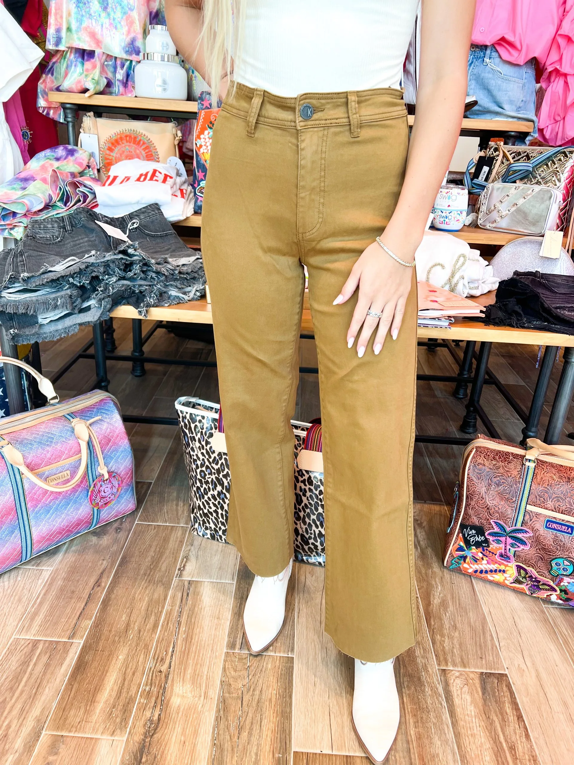 Kut From The Kloth Jean Rise High Wide Leg - Bronze 4 Kut From The Kloth Jean Rise High Wide Leg - Bronze - Image 2