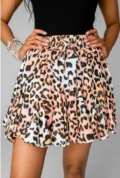 Buddy Love Presley Ruffle Mini Skirt - Dreamsicle