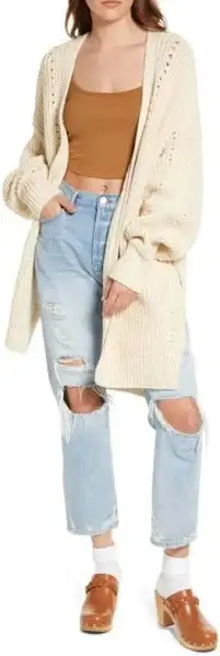 Free People Dare To Dream Cardi-Cream