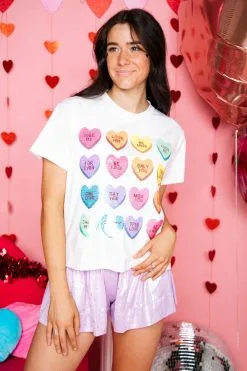Queen Of Sparkles Sweetheart Tee