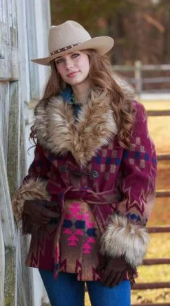 Tasha Polizzi Plains Jacket-Mulberry